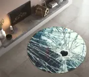 3D Broken Glass NBC493580 Game Rug Mat Elegant Photo Carpet Mat Romy