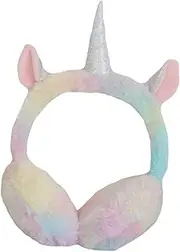[BESPORTBLE] 1Pc Unicorn Design Plush Earmuffs for Winter Cold Ear Covers Cute Fluffy Ear Muffs for Adults Warmth Accessory for Cold Weather