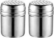 XYWHPGV Stainless Steel Magnetic Dredge Salt/Sugar/Spice/Shaker Seasoning Cans 68mmLx52mmD, 2Pcs(732c3 36c41 294fd 82bc8 16976 a5233