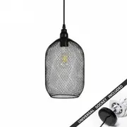 Snap Lighting Vincent Black Mesh Downlight to Pendant Light Conversion Kit