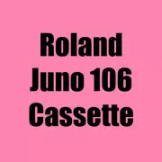 Roland Juno 106 Data Recovery Cassette