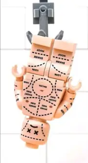 Cannibal Enthusiast Light Flesh Citizen Brick Minifig Minifigure Brand New