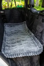 Backseat Pet Bed Mat for Car, Non-Slip Dog Car Seat Cover with Scratch-Proof ...
