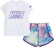[Nike] Toddler Girls' Tee & Sprinter Short 2 Piece Set (V_S(16J273-P85)/W, 2T)