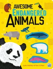 Awesome Endangered Animals by Lydia Halliday (English) Hardcover Book