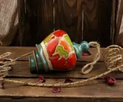 Ceramic Wind Chime,Handmade Ringing Bell, Ceramic garden decoration, Art Pottery