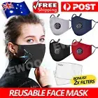 Washable Face Mask Anti Pollution Masks Reusable Respirator PM 2.5 Filter