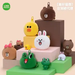 【LINE FRIENDS】經典寵物毛絨拾便包(拾便包 熊大收納包)