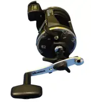 Okuma Magda Pro Line Counter Levelwind Trolling Reel, Small, Black/Silver, MA...
