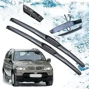 Windscreen Wipers,For BMW X5 E53 2000 2001 2002 2003 2004 2005 2006 Accessories Car Front Windscreen Wiper Blades Brushes Cutter U Type J Hook