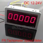 0.56" DIGITAL Red LED Frequency and Tachometer Rotate Speed Meter DC 12-24V