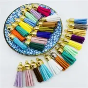 8pcs Tassels Fringe Leather Trim Curtains DIY Straps Pendant Jewelry Findings