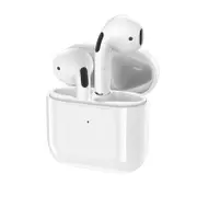 Pro 4 Bluetooth 5.0 Earphones TWS HD Call Wireless Headphone HiFi Music wireless Earbuds Sports Runing Headset For Smart Phone - White