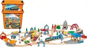 BRIO World – Action Tunnel Deluxe Set 33977, 91 Pieces – Smart Sound Tech