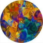 Custom Slipmat Slip Mat 4 Technics or any DJ Turntable Record Player ABSTRACT 35