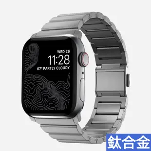 美國全球限量 Nomad Apple Watch 42/44/45 49 ULTRA 鈦金屬/不鏽鋼 錶帶 現貨台中