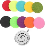 KOMBIUDA Girl Necklace Perfume Diffuser Pendant Stainless Steel Charm Aroma Diffuser Charm for Necklace Decor Present for DIY Jewelry Lovers