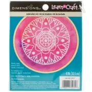 Dimensions Learn Craft Embroidery Kit Mandala 72-75231 Thread Hoop Fabric Needle