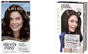 Clairol Permanent Hair Colour Bundle: Clairol Nice'N Easy 4 Natural Dark Brown + Root Touch Up Permanent - 4 Dark Brown, For Brown Hair