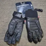 The North Face Futurelight Steep Purist Gloves Black Leather Size Small NEW