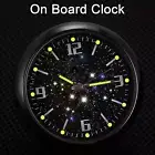 Car Clock Luminous Stick-On Digital Watch Quartz Clocks Acces For Veh Prof E6C5