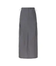 Elastic waist skirt 38,40 graphite color