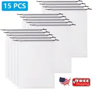 15x Translucent Travel Shoe bag Portable Drawstring Bag Dust and Waterproof USA