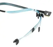 ✅Supermicro CBL-SAST-0827 Slimline SAS x8 (LA) to 8x SATA 70cm Cable