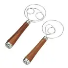 Dough Scraper Dough Whisk Stainless Steel Dutch Whisk With for Bread Cake Tools