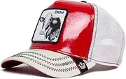 [Goorin Bros.] The Farm Unisex High Shine Faux Leather Adjustable Snapback Trucker Hat
