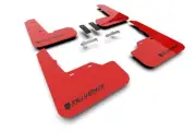 Rally Armor 22-25 Fits Subaru WRX Red UR Mud Flap Altered Font Black Logo
