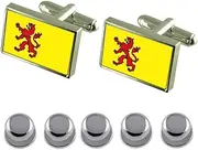 [Select Gifts] Shirt Dress Studs Zuid-Holland Flag Cufflinks
