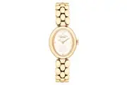 Coach Gold Steel Silver White Dial Women's Watch - 14504417