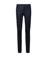 high-waisted slim-cut trousers 33,25,26,29 Black