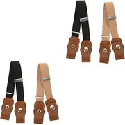 [OATIPHO] Stretch Elastic Waistband Belt Strap Belt Bag Belts Woman Belt Buckle Belts for Women Elastic Belt Belt for Loop Stretchy Belt Boy Dress Belt Men Belt