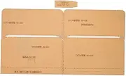 Respicefinem Premium Acrylic Mobile Phone Bag and Wallet Making Template Set Ideal Leather Craft Tool for Precise Cutting and Design