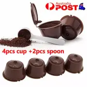 2 Sets Filter Pod Refillable Dolce Gusto Reusable Pod Nescafe Coffee Capsule Cup