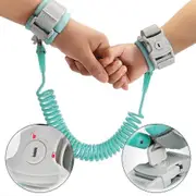 Kids Anti Lost Safety Wrist Strap With Lock Blue
