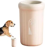 Dog Paw Cleaner - Dirty Foot Washing Cup,Portable Dog Paw Cleaner with Soft Bristles for All Breeds Daily Grooming, Post-Walk Cleaning, Camping, Road Trip