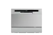 Esatto 55cm White Benchtop 6 Place Settings Dishwasher WELS 3.5 Star 7.4L/min