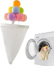 Laundry Ball Float Filter,Reusable Washing Machine Hair Filter Cleaning Mesh Bag - Colorful Hair Collector, Cleaning and Decontamination Laundry Care Ball for Dog Cat Pet Hair and Debris