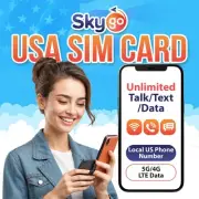USA Prepaid SIM Card (T-Mobile Network) | Unlimited 5G/4G Internet Data in US...