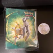 Pokemon Sword & Shield Arceus Mini Binder Portfolio With Arceus Coin