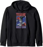 [DC Comics] Justice League Team Harley Quinn Poster Zip Hoodie