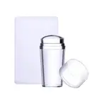 Scraper Nail Art Template Print Silicone Stamping Plate Tools Manicure Accessory