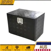 Black 600mm*400mm*450mm Checker Plate Aluminium Under Truck Tray Tool Boxes