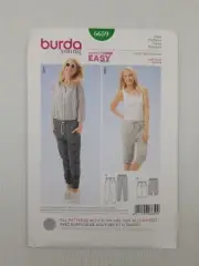 Burda Sewing Pattern 6659 Women's Pants Pattern Size US 8-18 EUR 34-44 NEW