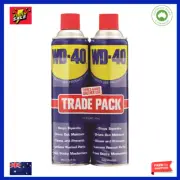 WD-40 LUBRICANT 425g 2Pieces Penetrates Stuck Metal Parts *Australian Made