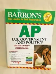 BARRON'S AP US GOVERNMENT & POLITICS REVIEW AND PRACTICE TESTS w/ CD-ROM