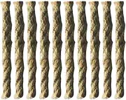 NAUXIU 10/100pcs Fire Starter Rope Combustibles Rope Tinder Rope Fire Starter Camping Waterproof Wax Z0R3 Rope For Hiking Tool